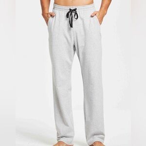Men's Baleaf Cotton Straight-Leg Lounge
Drawstring Pants SizeXl